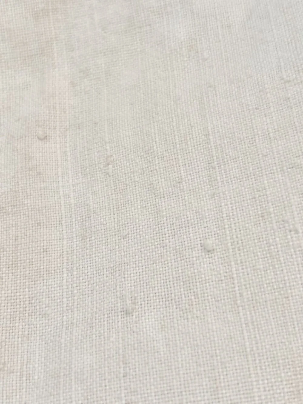 Vintage White Linen Handmade Embroidered Hungarian Folk Style Dress